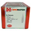 HORNADY 263031 AEROMATCH™ GESCHOSSE 6.5MM/.264 140GR HPBT 500 STÜCK